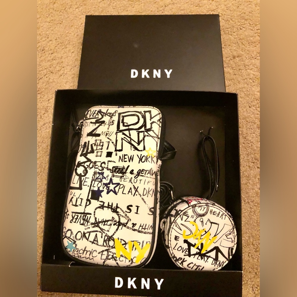 NWT DKNY crossbody bag with mini coins wallet